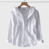 Liliana - Blusa leve com capuz