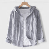 Liliana - Blusa leve com capuz