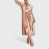 Maria - Vestido plissado estiloso