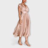 Maria - Vestido plissado estiloso