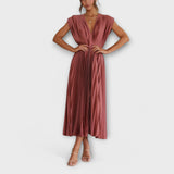 Maria - Vestido plissado estiloso