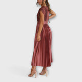 Maria - Vestido plissado estiloso