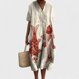 Alida - Vestido de Verão Estampado