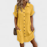 Jana - Vestido polo clássico para o dia a dia