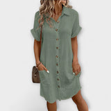 Jana - Vestido polo clássico para o dia a dia