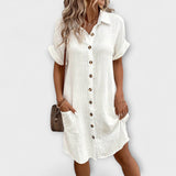Jana - Vestido polo clássico para o dia a dia
