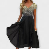 Lara - Vestido de noite em chiffon para senhora