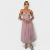 Kim - Vestido Midi Festivo