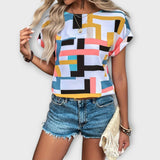 Chloe - Blusa de manga curta