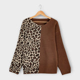 Marina - Sweater Casual com Design de Leopardo