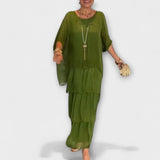 Evelyn - Vestido de chiffon elegante