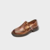 Isla - Elegantes Mary Janes de Couro