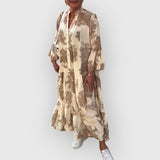 Vendula - Vestido Maxi com Flores