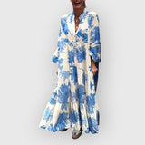 Vendula - Vestido Maxi com Flores