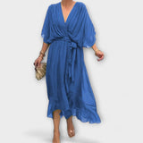 Pavla - Vestido Fresco com Decote em V