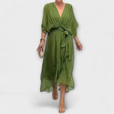 Pavla - Vestido Fresco com Decote em V