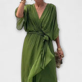 Pavla - Vestido Fresco com Decote em V