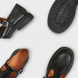 Isla - Elegantes Mary Janes de Couro