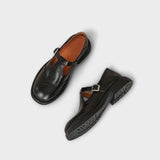 Isla - Elegantes Mary Janes de Couro