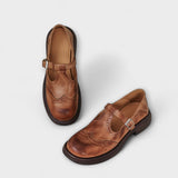 Isla - Elegantes Mary Janes de Couro
