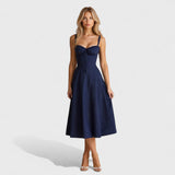 Kiana - Vestido Midi com Corpete