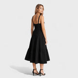 Kiana - Vestido Midi com Corpete