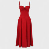 Kiana - Vestido Midi com Corpete