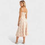 Kiana - Vestido Midi com Corpete