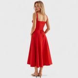 Kiana - Vestido Midi com Corpete