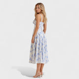 Kiana - Vestido Midi com Corpete