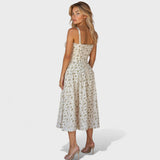 Kiana - Vestido Midi com Corpete