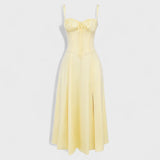 Kiana - Vestido Midi com Corpete