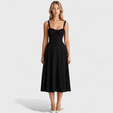 Kiana - Vestido Midi com Corpete