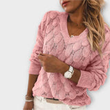 Noemier - Sweater com Decote em V