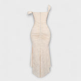 Renske - Vestido longo com corpete elegante e refinado
