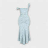 Renske - Vestido longo com corpete elegante e refinado