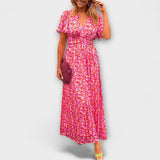 Monika – Vestido Clássico com Decote em V