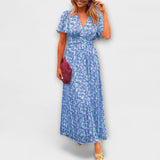 Monika – Vestido Clássico com Decote em V