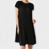 Vestido plissado elegante