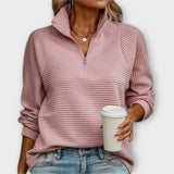 Vilja - Pullover com fecho de polo