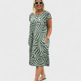 Eva - Vestido de Verão com Decote Redondo