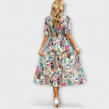 Ludivine - Vestido de verão com design floral
