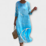 Miranda - Vestido maxi floral elegante