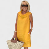 Perla - Vestido com Decote Redondo