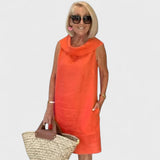 Perla - Vestido com Decote Redondo