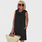 Perla - Vestido com Decote Redondo