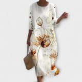 Miranda - Vestido maxi floral elegante