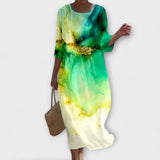 Miranda - Vestido maxi floral elegante