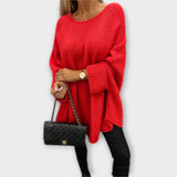 Isabelle - Pullover feminino estiloso com decote redondo