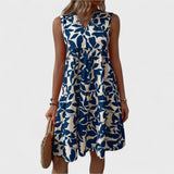 Luna - Vestido Fluido com Flores